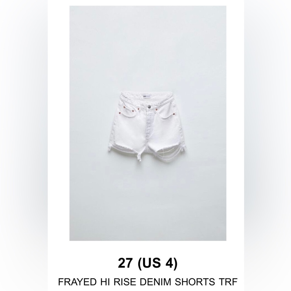 Zara denim shorts